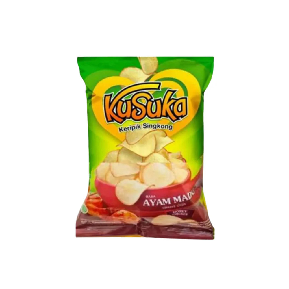 

KERIPIK KUSUKA SINGKONG 20 GRAM GR 2000 AYAM MADU JAGUNG AMERIKA HONEY CHICKEN SWEET CORN MINI CEMILAN RINGAN ANAK