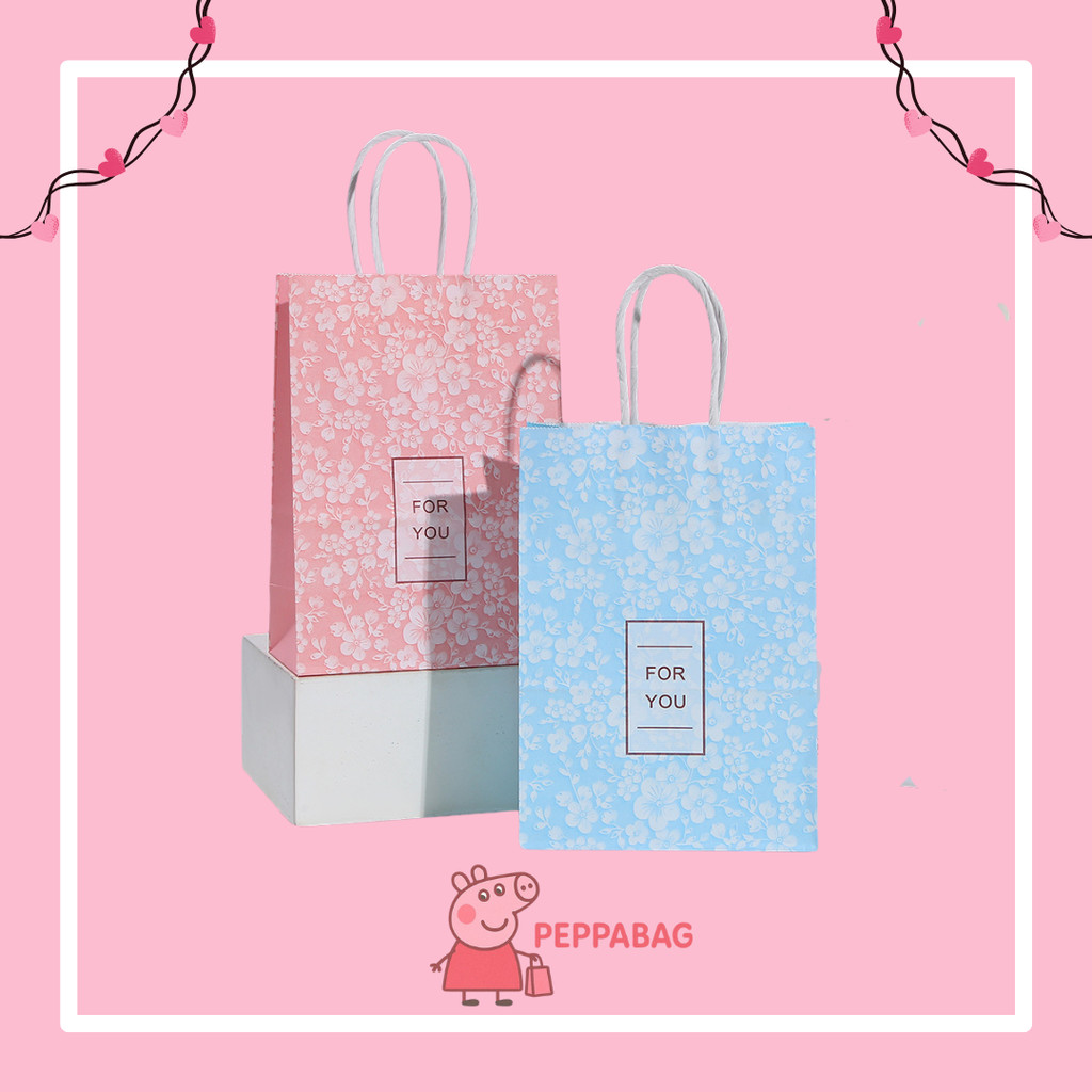 

Paper Bag Gift Cute / Paperbag Hadiah For You (15 x 8 x 21Cm) - ES0589