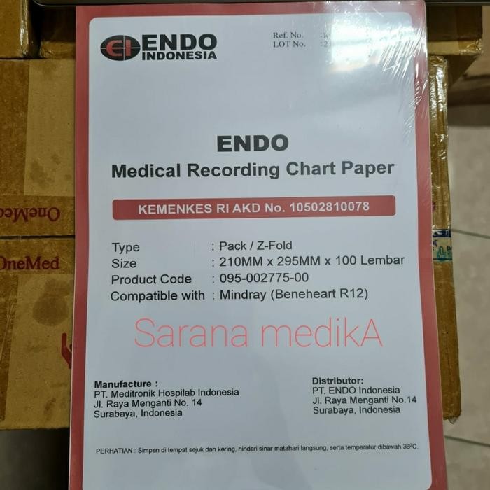 Kertas EKG R12 Mindray/Mindray Paper ECG R 12