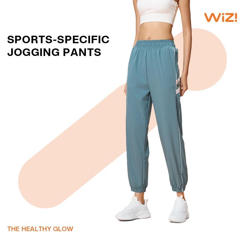 

WiZi Celana Sport Bernapas Longgar Wanita celana panjang CP09 training stripe