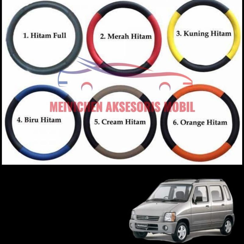 Sarung Stir Mobil - Cover Steer - Setir Mobil Karimun Kotak