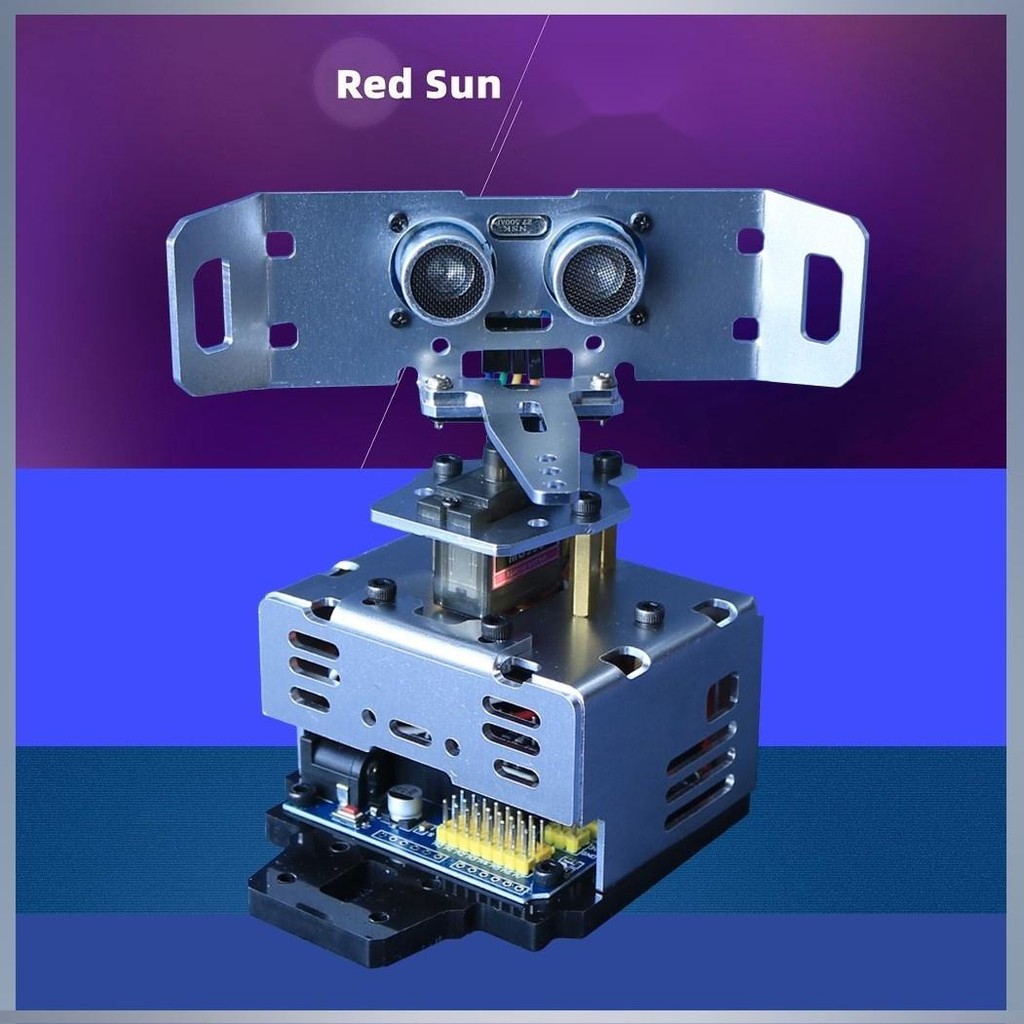 Ultrasonic Detector with 1.8 inch Screen MG90 Ultrasonic Radar Robot For Arduino Robot DIY Kit NANO 