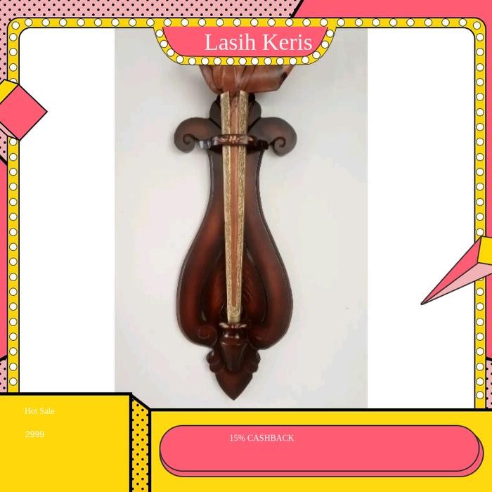 blawong keris dinding KRS17