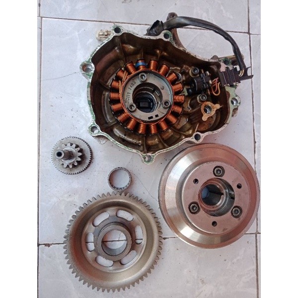 Blok Magnet Set Spul Vixion Old 3C1 / ORIGINAL