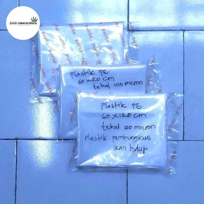 Kantong Plastik Pembungkus PE 60x120 / 60 x 120 tebal 100 micron
