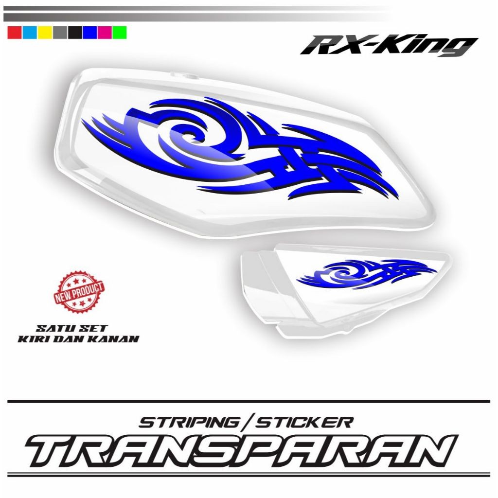 STRIPING RX KING STIKER TRANSFARAN UV VARIASI RX KING STIKER TRANSPARAN VARIASI