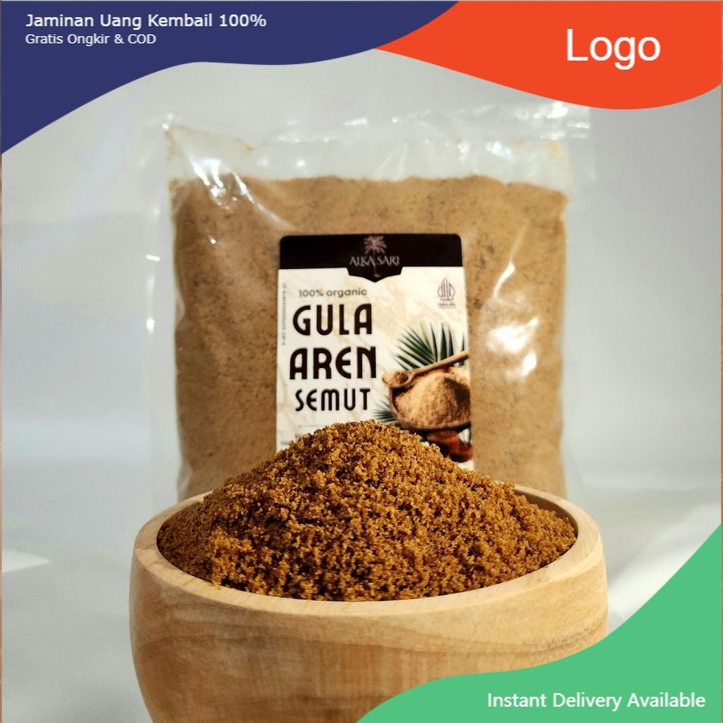 

Gula Aren Semut / Nira Aren Bubuk Organik 1Kg