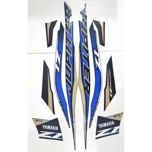 Stiker Striping Motor Yamaha Jupiter Z1 2021 Biru full Body original