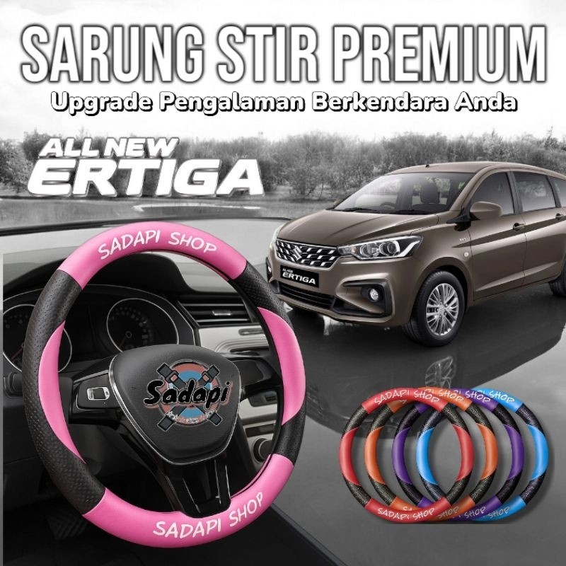 Sarung Stir Mobil Suzuki Ertiga, Cover Stir Mobil Ertiga, Sarung Stir Minibus