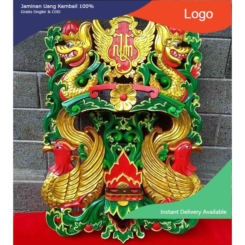 Blawong Keris Tombak Isi 3 Ukir Naga Burung Lambang Keraton Yogyakarta ND13