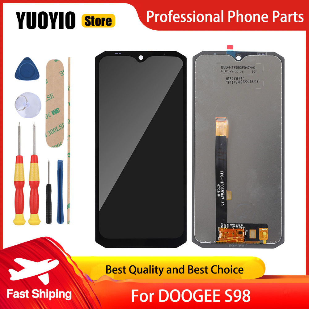 Original DOOGEE S98 S98 Pro LCD Display and Touch Screen DOOGEE S99 Digitizer Assembly Replacement D