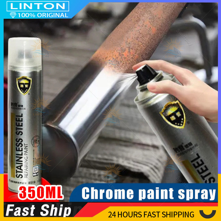 

Cat Anti karat Cat Semprot Chrome Sapporo Chrome Spray Paint Anti Karat Warna Stainless Chrome Spray Pain Warna Chrome Krum Stainless Automotive Metallic Paint Chrome No Rust Chrome paint spray Cartridges With Chrome Plated Steel Wheel Spray