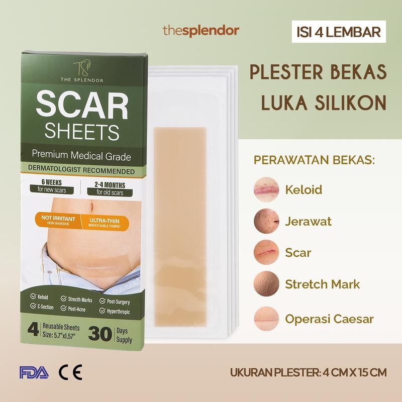 

Silicone Scar Sheet by TheSplendor, Penghilang Bekas Luka, Keloid, Operasi Caesar