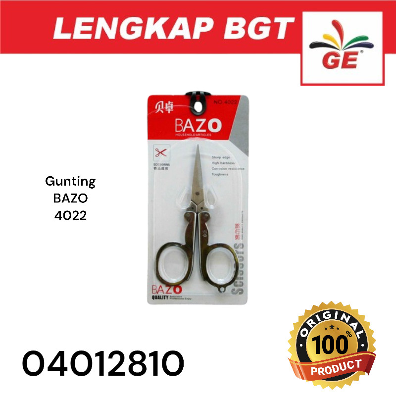 

Gunting BAZO Trikeel 4022 Scissors Stainless Anti Karat - 04012810