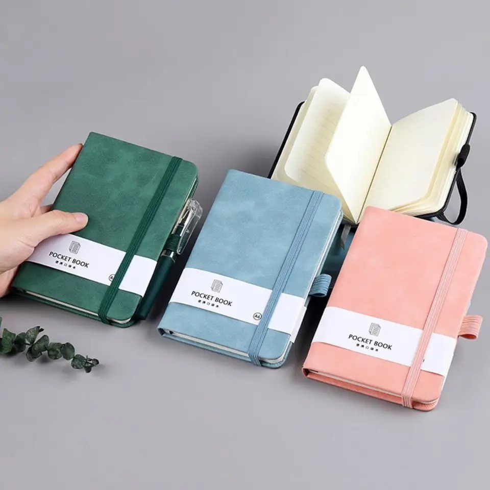 

Buku catatan saku mini/Notebook mini portabel A5/A6/A7/notepad portabel tebal-100 lembar