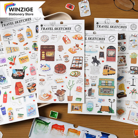 

Winzige Stiker Lucu Jurnal Scrapbook Sticker DIY Diary Sticker Jurnal BUJO Planner Deco Stiker Hias Deco Journal Planner Diary Sticker