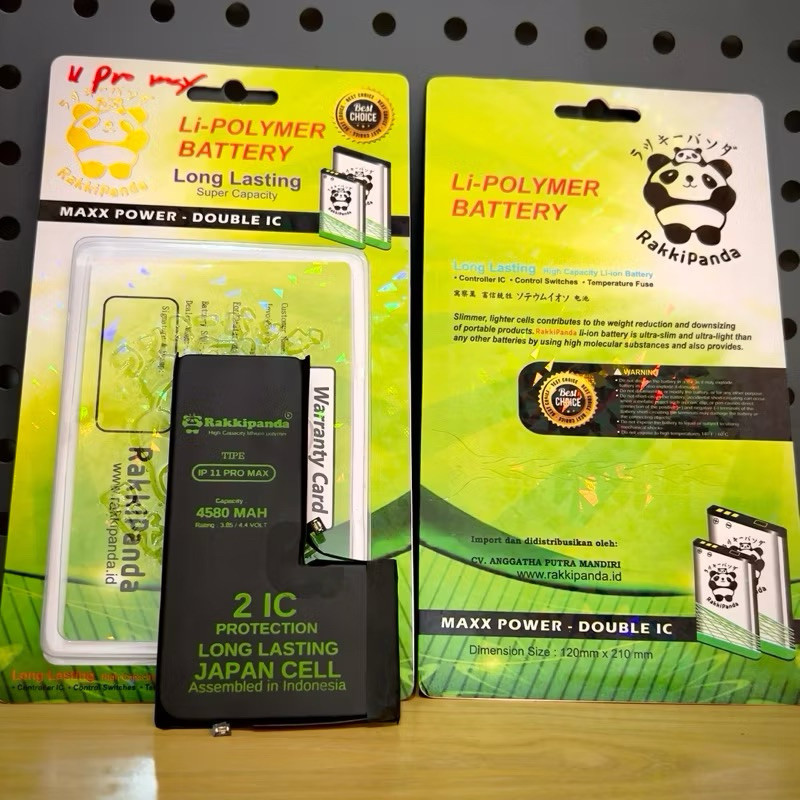 Baterai iPhone XS XR 11 11Pro 11 Pro Max RKPANDA Double Power Battery Super Capacity Premium Quality