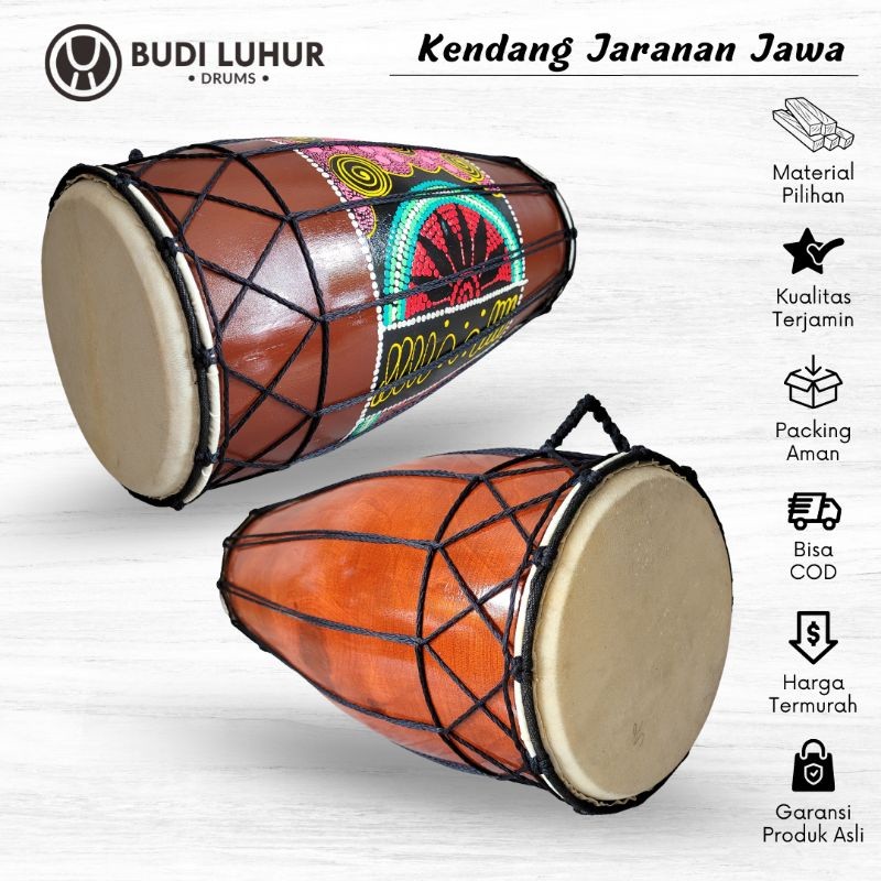 

__(( Gendang Kendang Jawa Jaranan Jaipong Ukuran 50cm Suara Standar Berkualitas ___(((