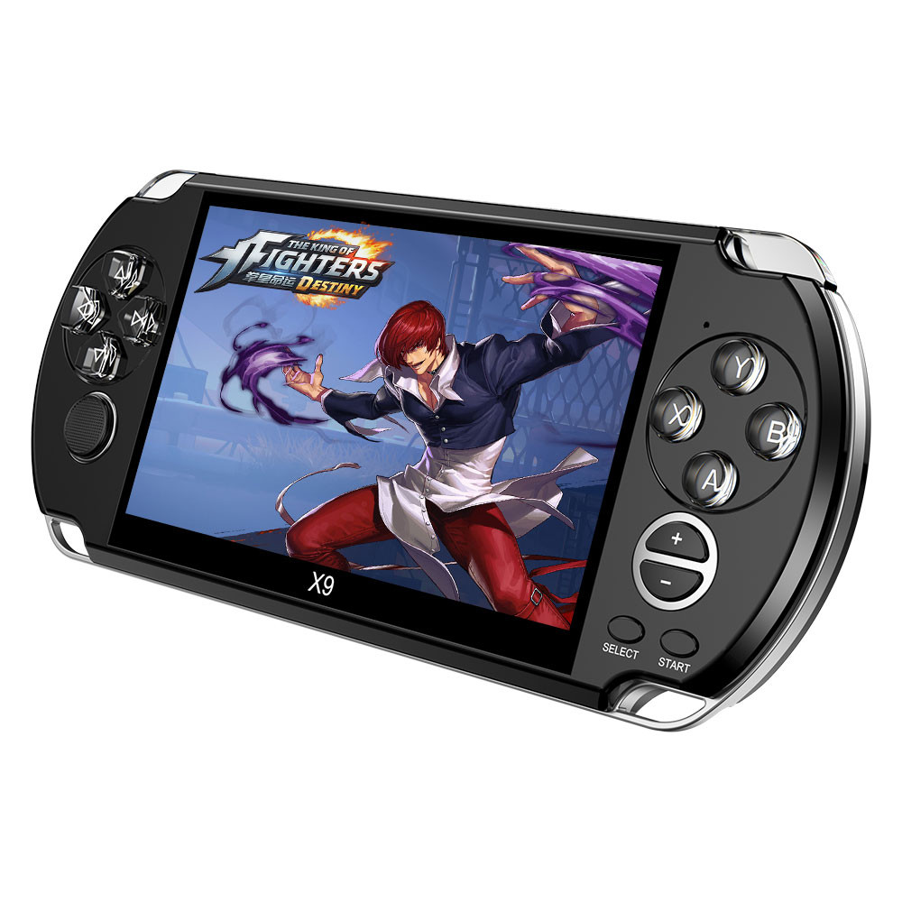 Video Retro Game Console X9 PSVita Handheld Game Player for PSP Viat Retro Games 5.0 inch Screen TV 