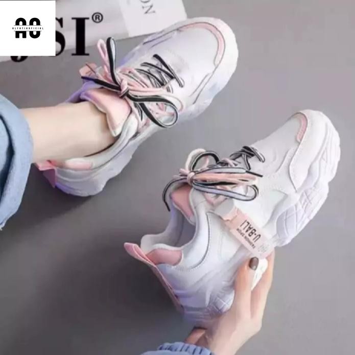 As) sepatu wanita sneaker U-BALI fashion casual sport terbaru A-1717