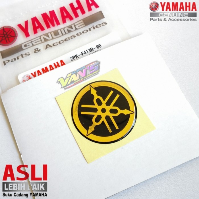 Logo Yamaha Buat Di Bagian Sayap/Panel Nmax Orginal YGP - GOLD berkualitas