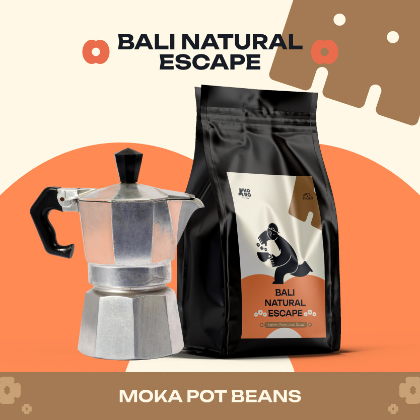 

Biji Kopi Bubuk Arabika Bali Asli Original Premium Moka Pot Single Origin Coffee Beans by Koro Roasters