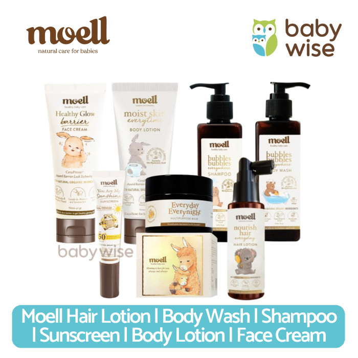 RF46UJ Moell Hair Lotion | Body Wash | Shampoo | Sunscreen | Body Lotion | Face Cream | Balm