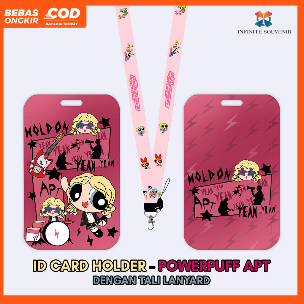 

[N004] APT PowerPuff Girl / Rose Card Holder Tali Lanyard Karakter Viral