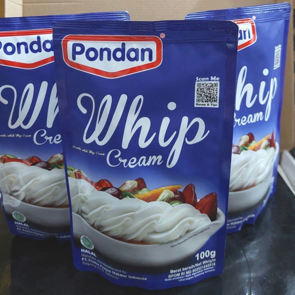 

Pondan Whip Cream 100gr&200gr