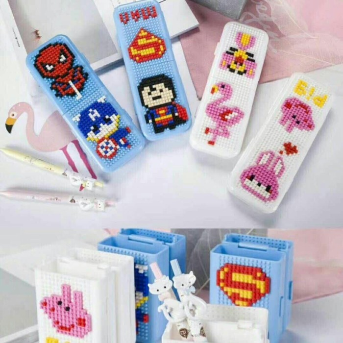 

[New]Best Seller NEW Kotak Pensil LEGO / Multi fungsi bisa dilipat jadi Tempat pen