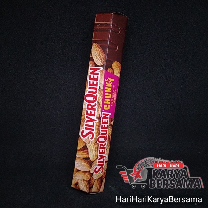 

COKLAT SILVER QUEEN ALMOND CHOCOLATE CHUNKY BAR 95GR
