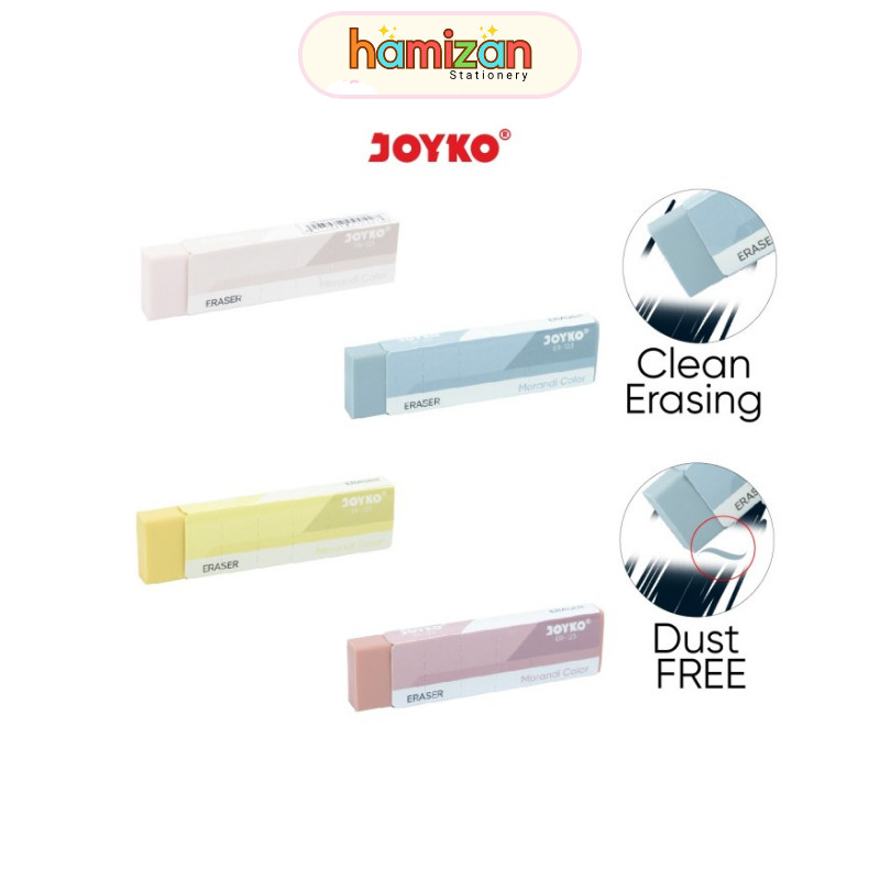 

Joyko Eraser ER-123 ER 123 / Penghapus Warna Unik Murah Berkualitas / Penghapus Eraser Joyko ER-123 Morandi Color
