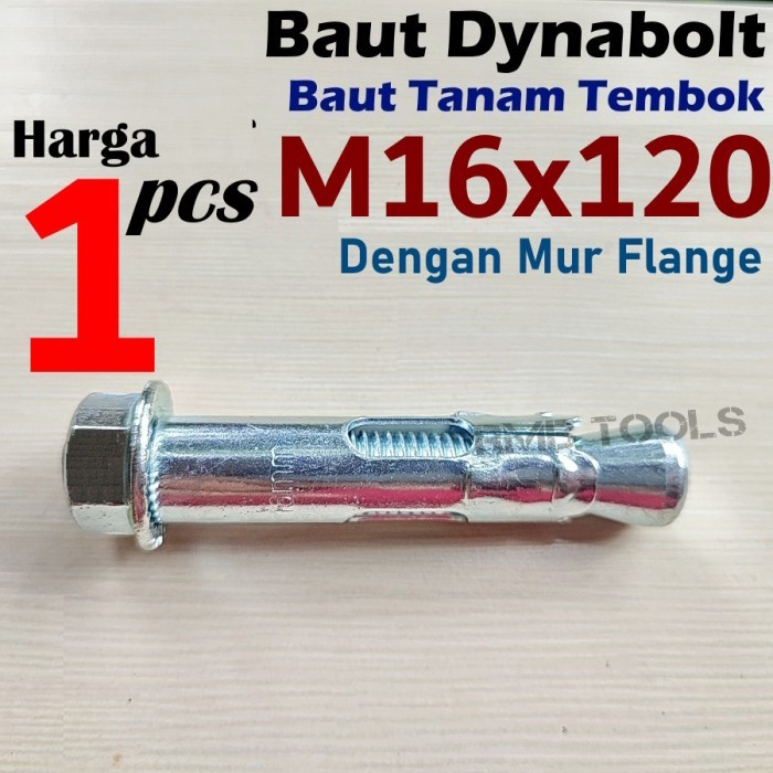 Baut Dynabolt M16x120 Putih Dinabolt Tanam Tembok Bracket Set 16 x 120