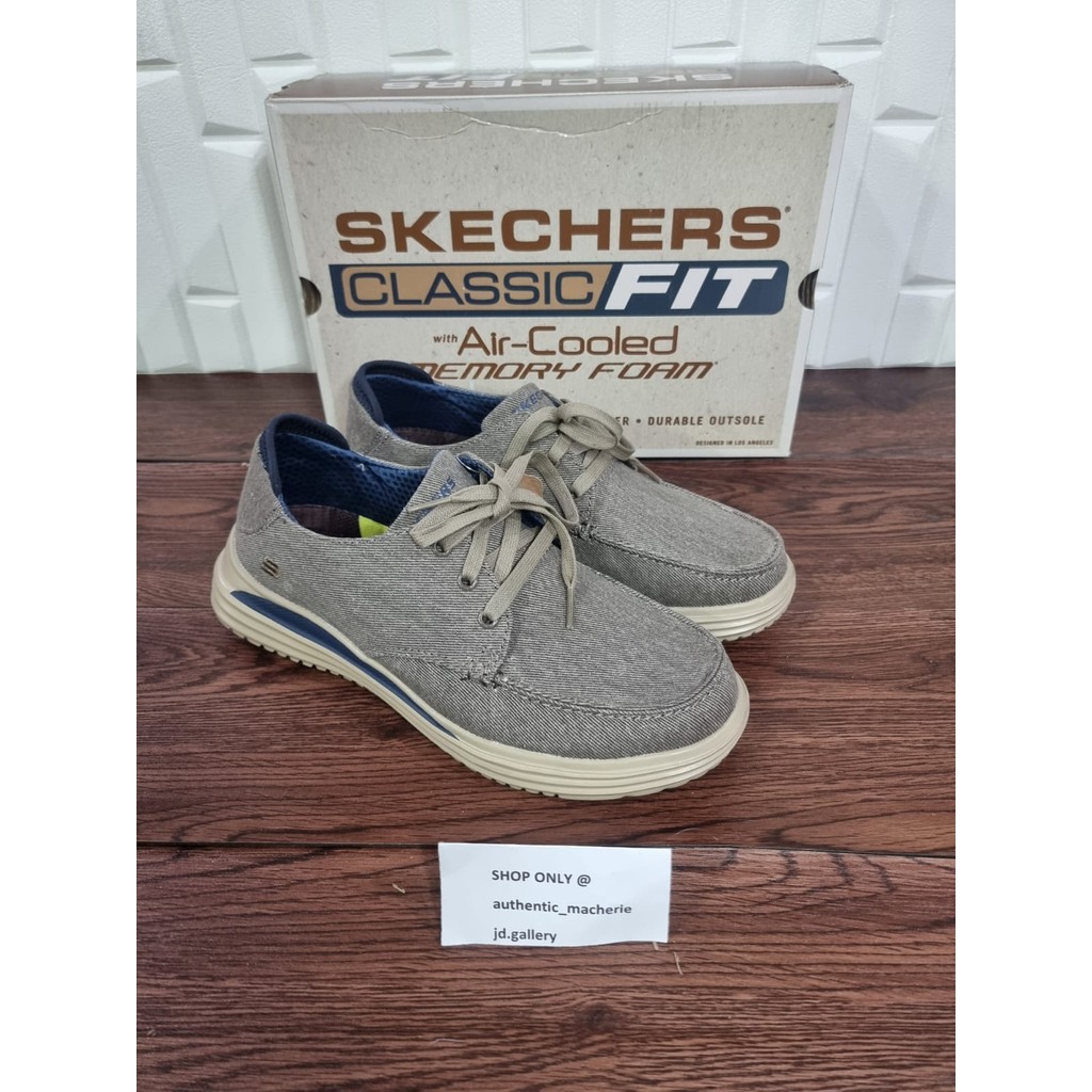 ORIGINAL SALE 70% SEPATU SKECHERS PROVEN FORENZO 204471 KHK MEN