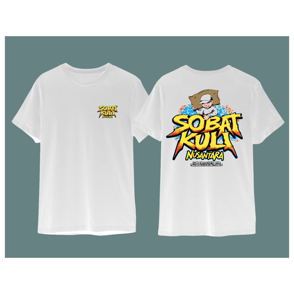 Kaos Sobat Kuli nusantara // Baju sablon digital // kaos viral