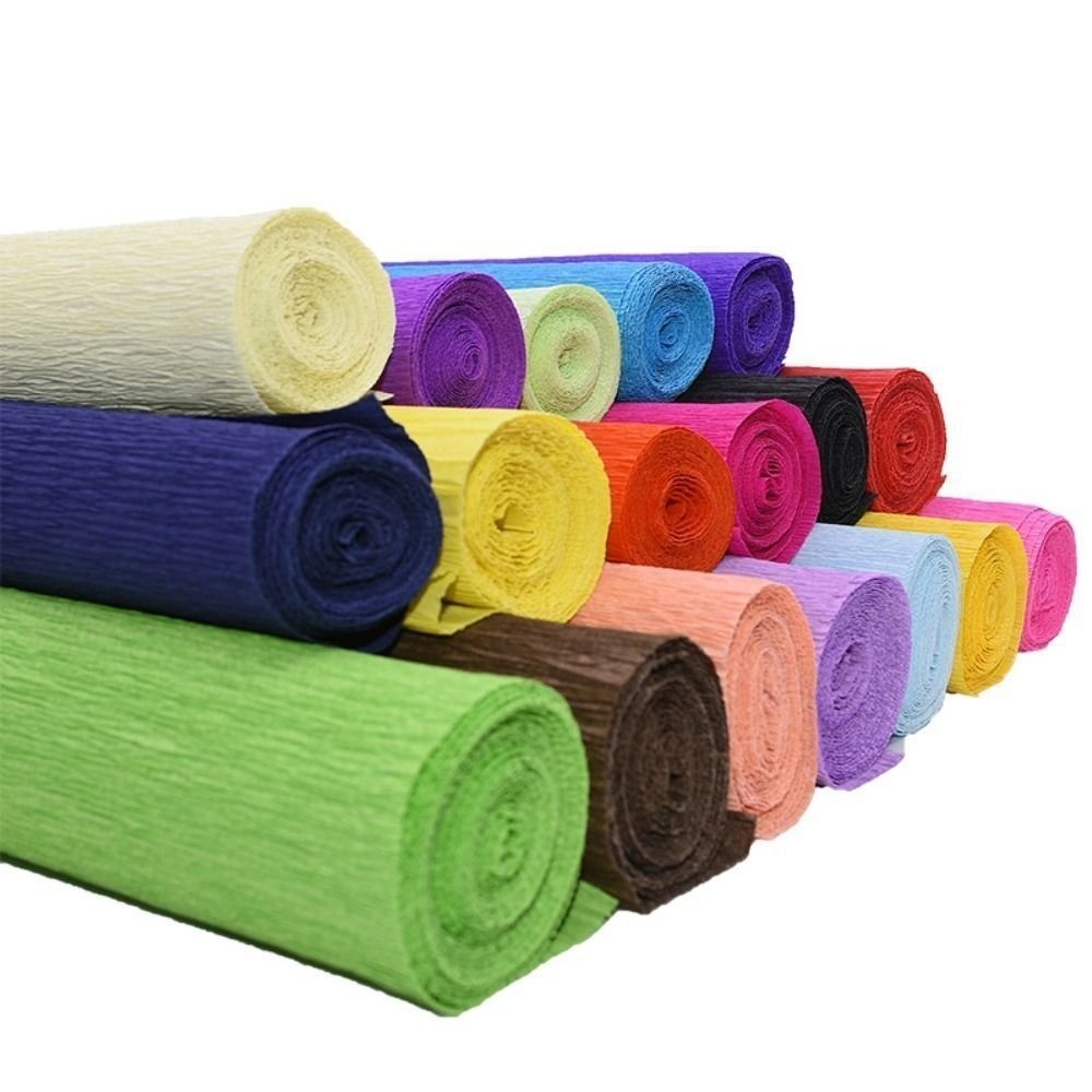 

DIY Crepe Paper Thickened wrinkled paper Production material paper Flower Wrapping Bouquet Paper Handmade flowers Wrapping Paper
