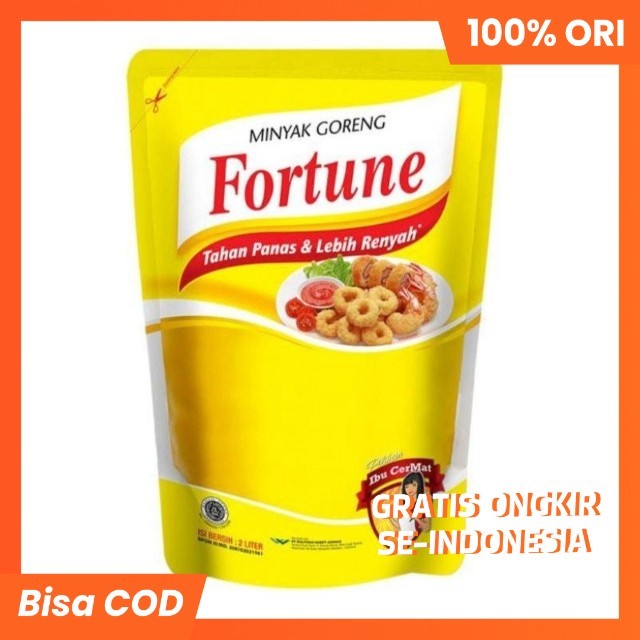 

MINYAK GORENG FORTUNE 2 LITER lulus