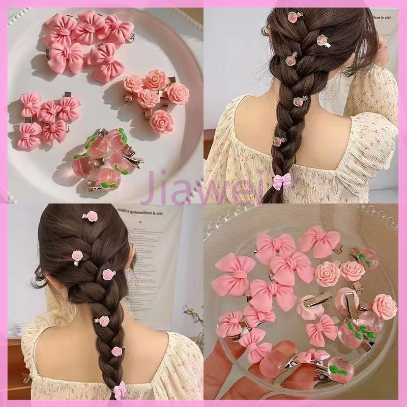Jiawei Jepit rambut kecil korea/jepit rambut lucu/jepit rambut model bunga wanita korea