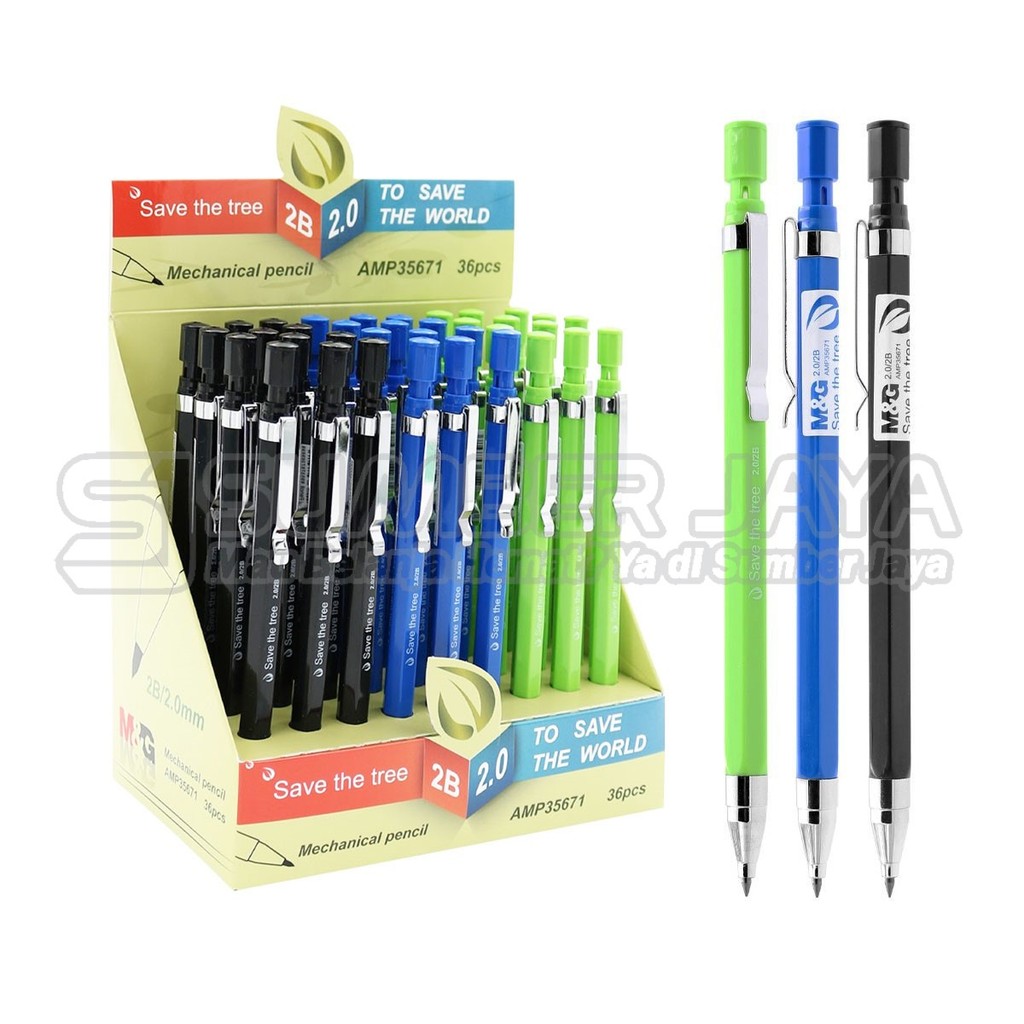 

Pensil Mechanical 2B M&G AMP35671 Pensil 2 mm