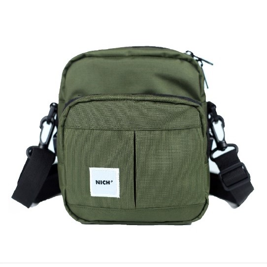TAS SELEMPANG SLING BAG HIJAU NICH BRAND | ATMOSPHERE ARMY