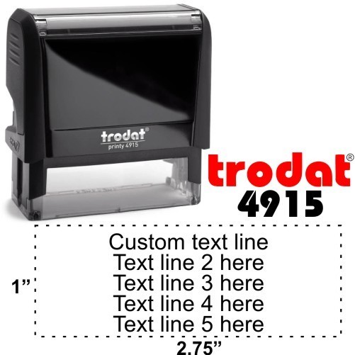 

Stempel Otomatis Trodat Printy 4915 + Letter - KOSONGAN