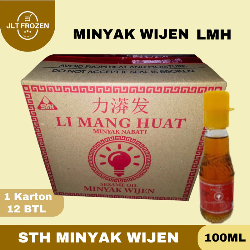 

STH Minyak Wijen / Sesame Oil LMH (Li Mang Huat) 100ml 1 Karton HARGA GROSIR