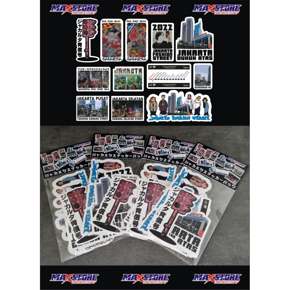

sticker koper jakarta / jakarta sticker / travel sticker
