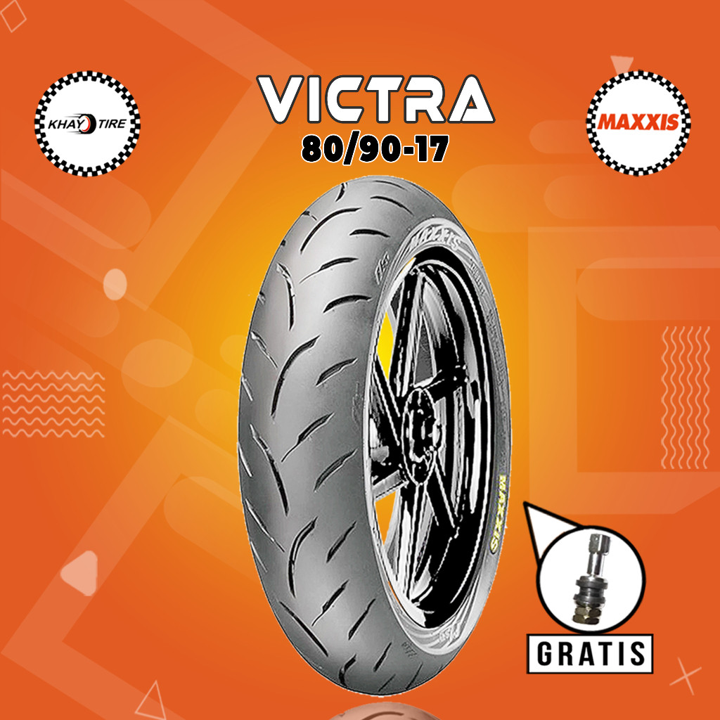 Ban Motor MAXXIS VICTRA 80/90 Ring 17 Tubeless