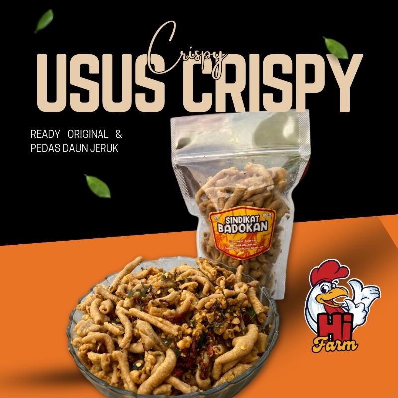 

Terlaris! hi farm keripik usus kripik usus pedas daun jeruk kripik usus original usus crispy cod jamin enak