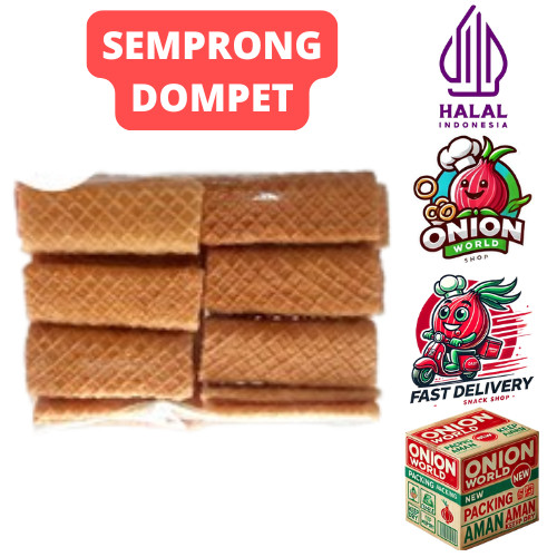 

UWD KUE SEMPRONG DOMPET 100g Kue Semprong Kekinian Kue Semprong Kiloan Semprong Lipat Semprong Wijen