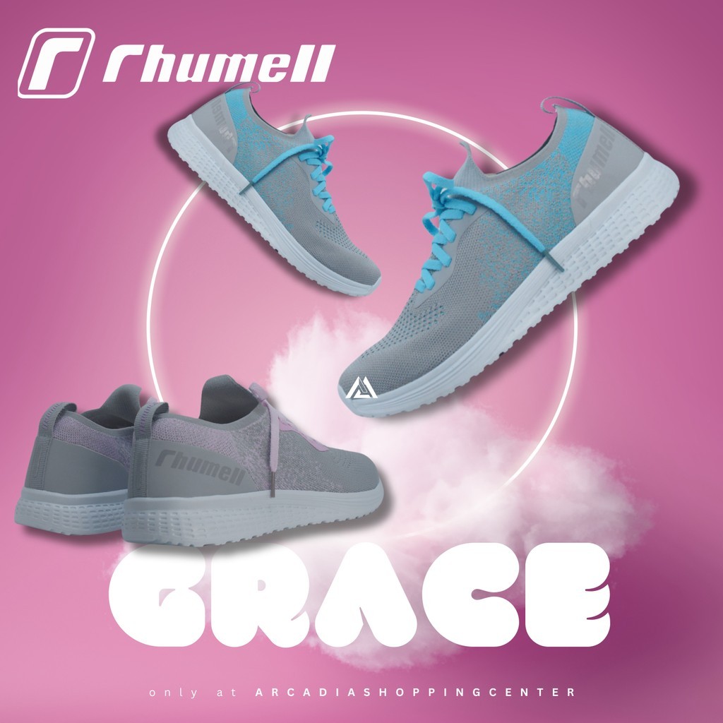 SEPATU RUNNING WANITA  RHUMELL ORIGINAL - GRACE