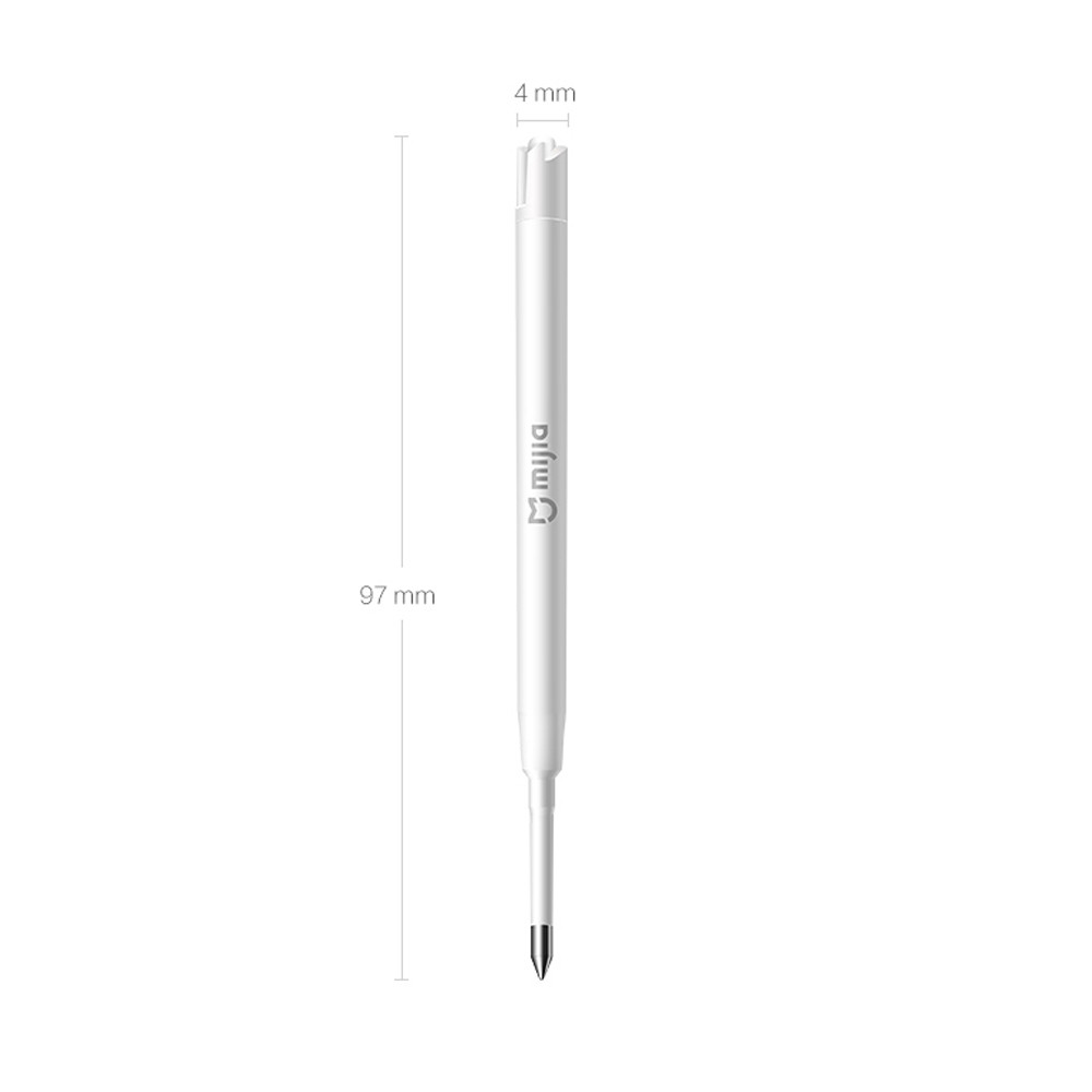 

New Original Xiaomi Mijia 0.5MM Metal Sign Pen Black Refill Smooth Switzerland MiKuni Japan Ink With Optional Relacement Refill