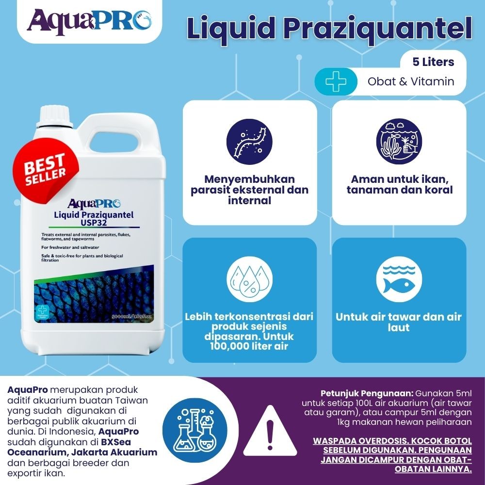 AquaPro Liquid Praziquantel 5000ml