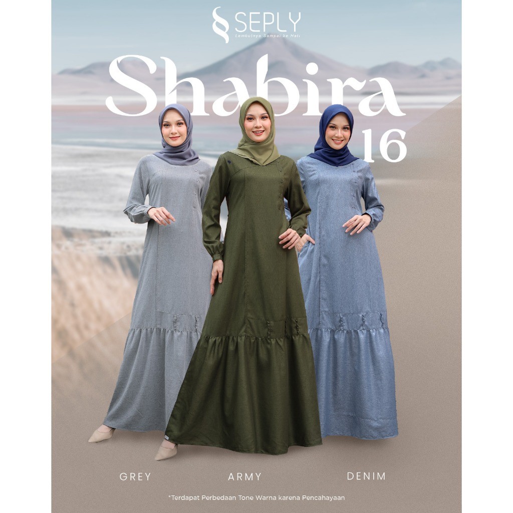 Seply - Gamis Daily Dress Muslim Wanita - Shabira 16